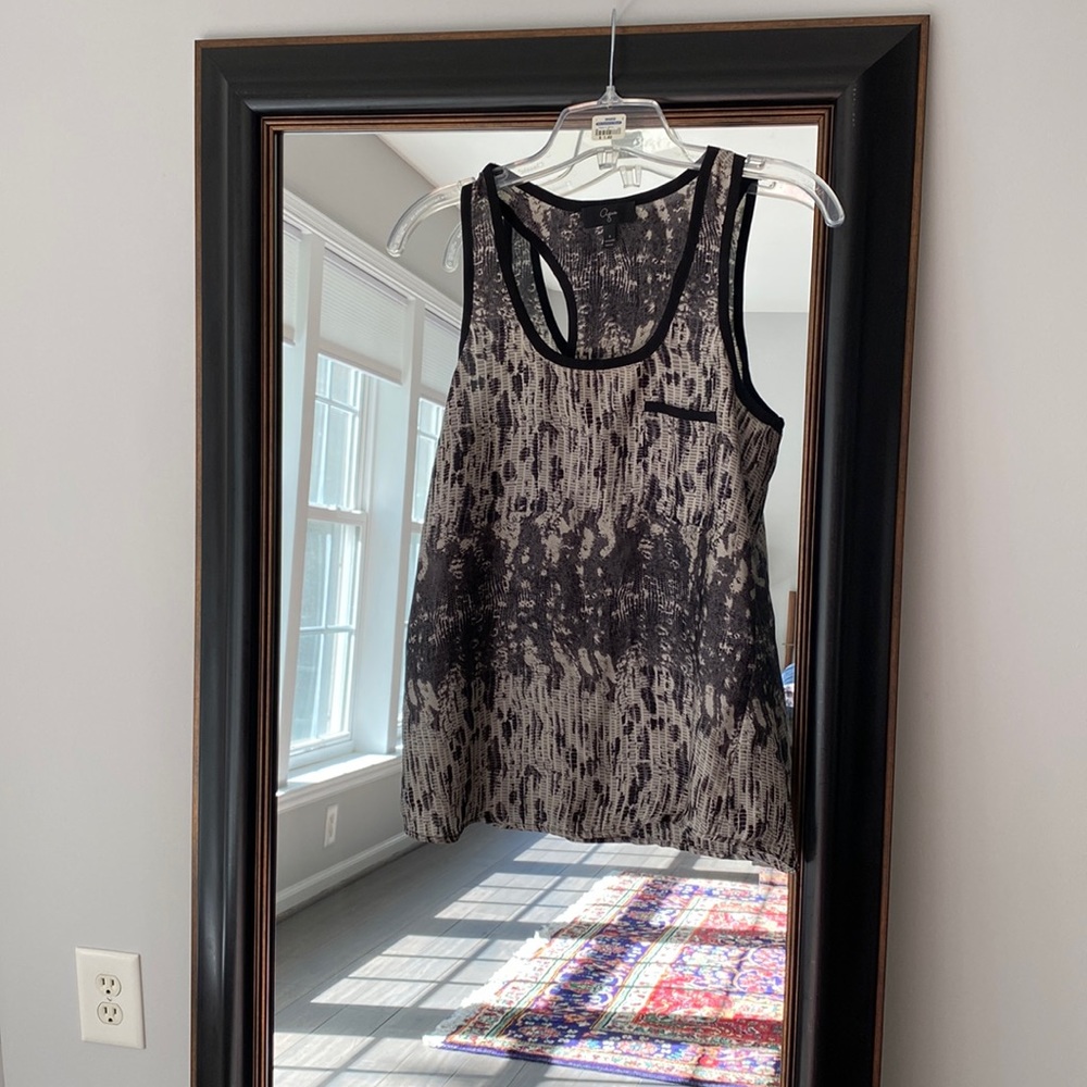 AQUA brand snakeskin print tank top, Size small